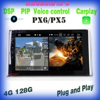 px6 voice control android 10 0 car radio gps video player for toyota rav4 rav 4 2018 2019 2020 with carplay wifi 4128gb usb