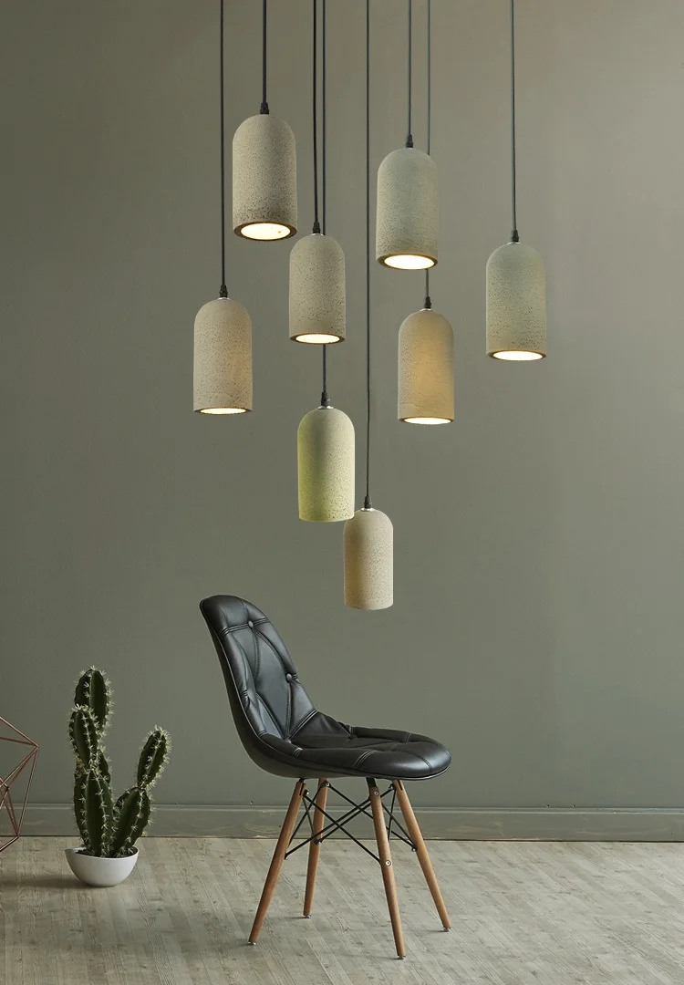 Ретро старая цементная лампа в скандинавском стиле креативная индивидуальность