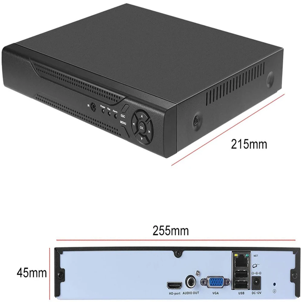 Сетевой видеорегистратор YUNSYE NVR H.265 + H.264 8 каналов * 5 Мп 16 4 МП 32 канала 1080P сетевой IP