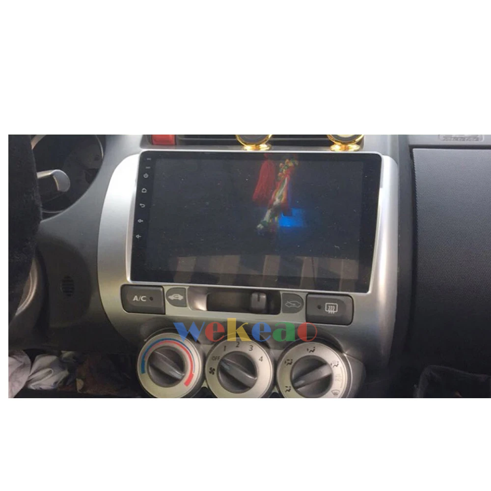 Автомагнитола Wekeao с сенсорным экраном 9 дюймов 1 Din Android 0 Dvd-плеер для Honda Fit Jazz 4G