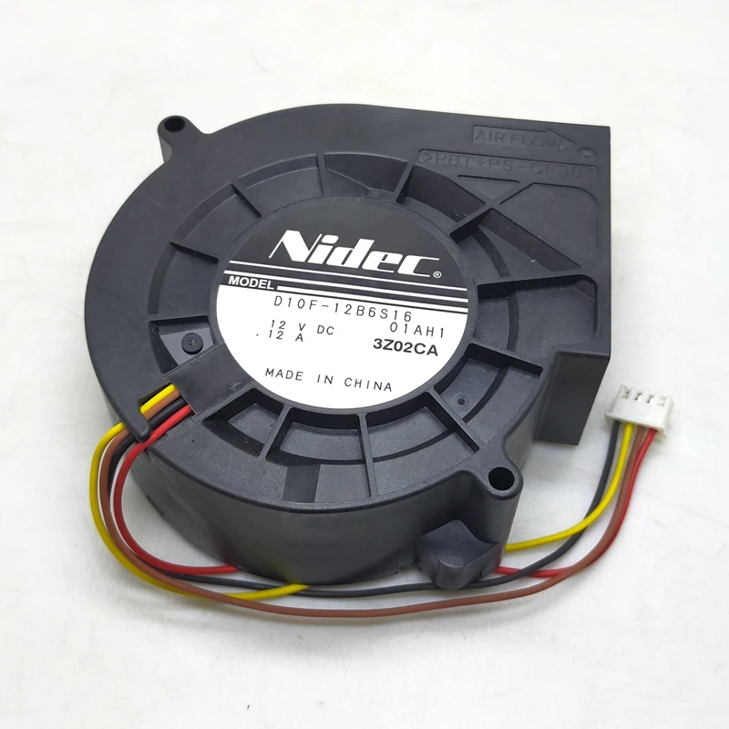 Центробежный вентилятор Nidec D10F 12B6S16 9 см 9733 97x97x33 мм ШИМ 12 В а бесшумный двойной