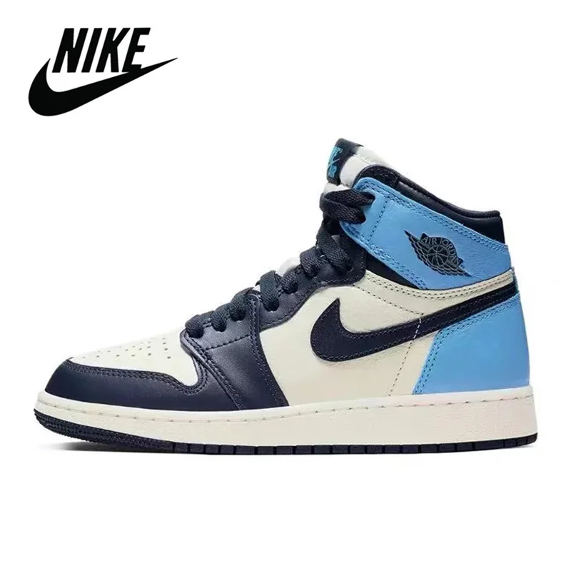 Оригинальные баскетбольные кроссовки Nike-Air Jordan 1 Obsidian Retro High  OG Court для мужчин и женщин Nike Air Jordan 1 YSAJ188 - купить по выгодной  цене | AliExpress