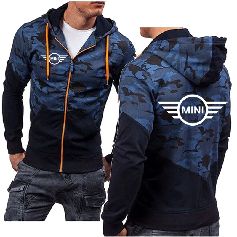 

Unisex 2020 new Spring Autumn Hoodies Men mini Car Logo Print Casual Cotton Long Sleeve Hooded Man Hoody Clothing