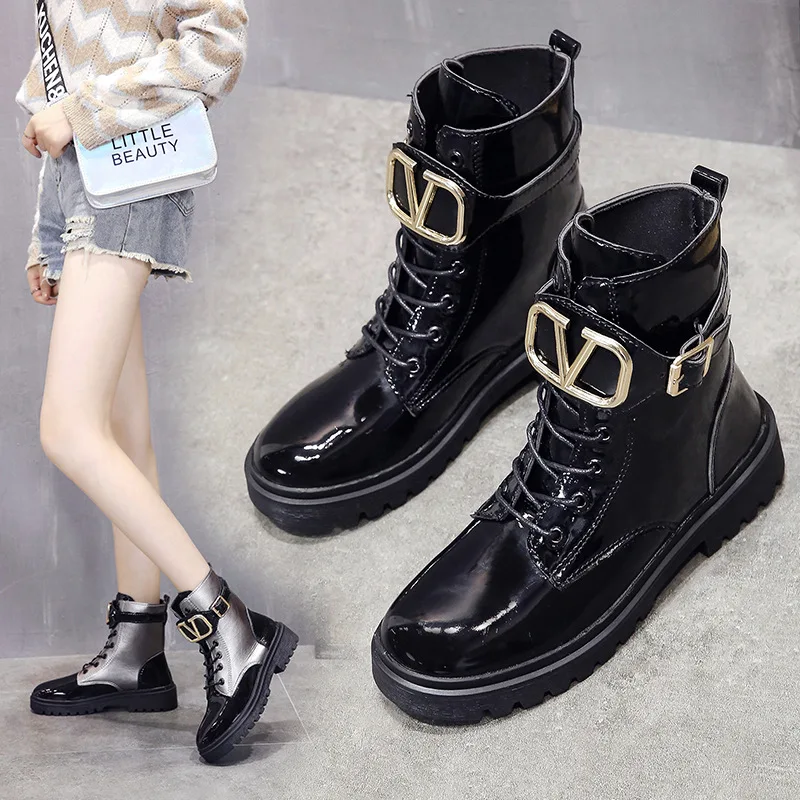 Теплые Нескользящие Ботинки martin визуально увеличивающие рост сезон осень