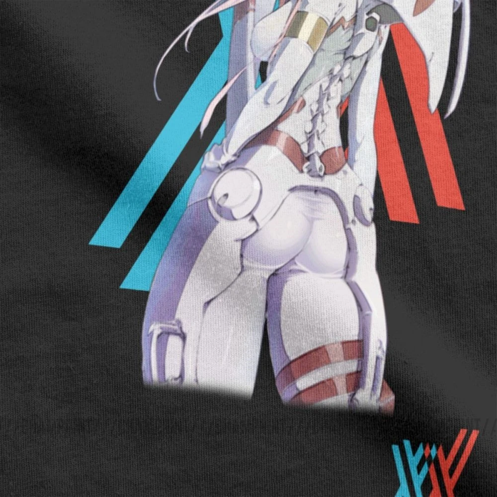 Darling In The Franxx Zero Two Pilot костюм футболка для мужской с круглым воротником футболки