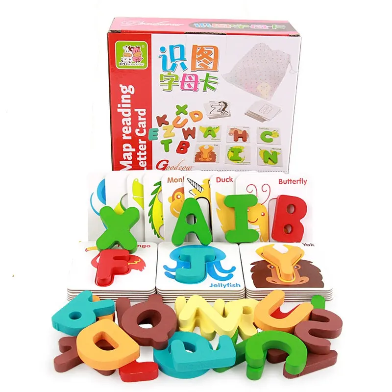 Детская интеллектуальная буква и цифровая карта 3D головоломка познавательная