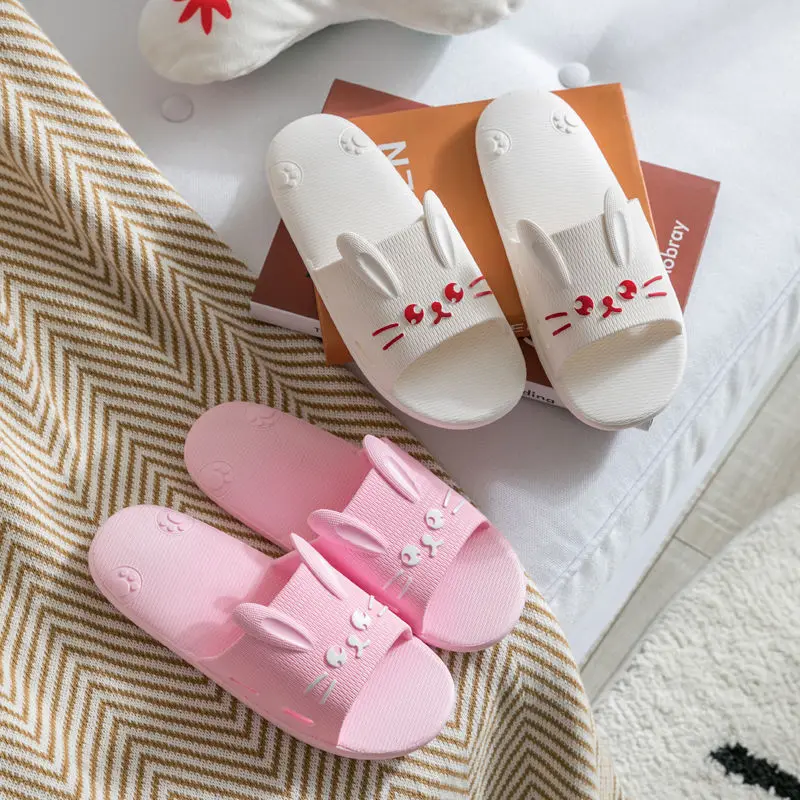 

Women Thick Platform Slippers Summer Beach Eva Soft Sole Slide Sandals Leisure Men Ladies Indoor Bathroom Anti-slip Shoes