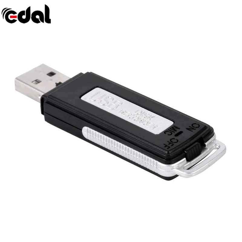 EDAL 2 в 1 Мини 8 Гб USB ручка флеш-накопитель цифровой Аудио Диктофон 70 часов