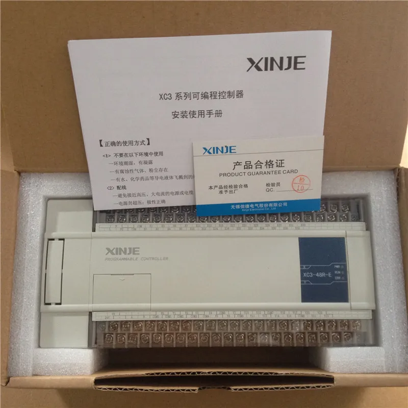 XC3 48R E 48T XINJE Series PLC AC220V Новый в коробке|transistor bjt|transistor powerplc ac |