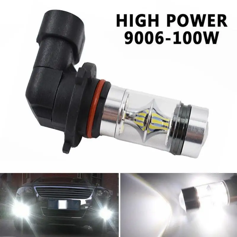 

2323 LED Driving Bulb DRL Daytime Running Light 1pc 9006 HB4 100W 6000K Super White Fog Light Car Fog lamp
