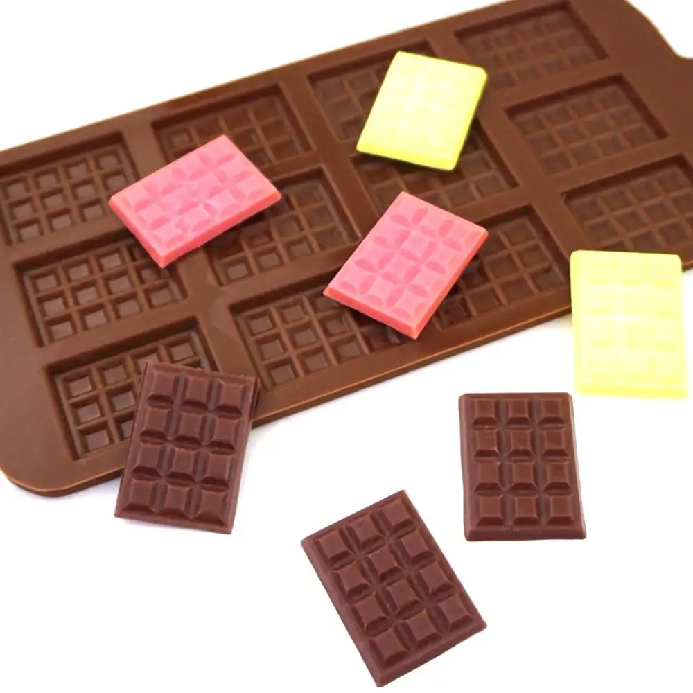

New silicone chocolate mold 12 with chocolate baking tools non-stick silicone cake mold jelly mold candy mold 3D DIY mold best