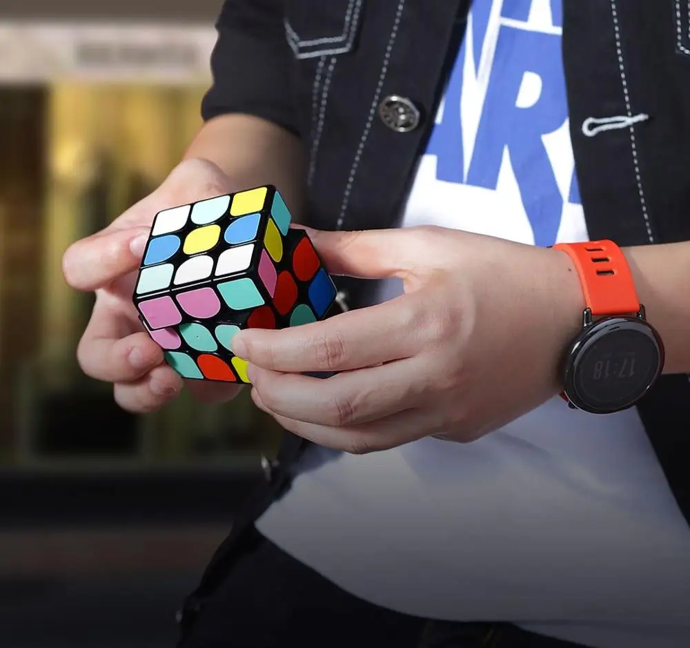 

Xiaomi Mijia Giiker i3s AI Intelligent Supercube Smart Magic Magnetic Bluetooth APP Sync Puzzle Toys