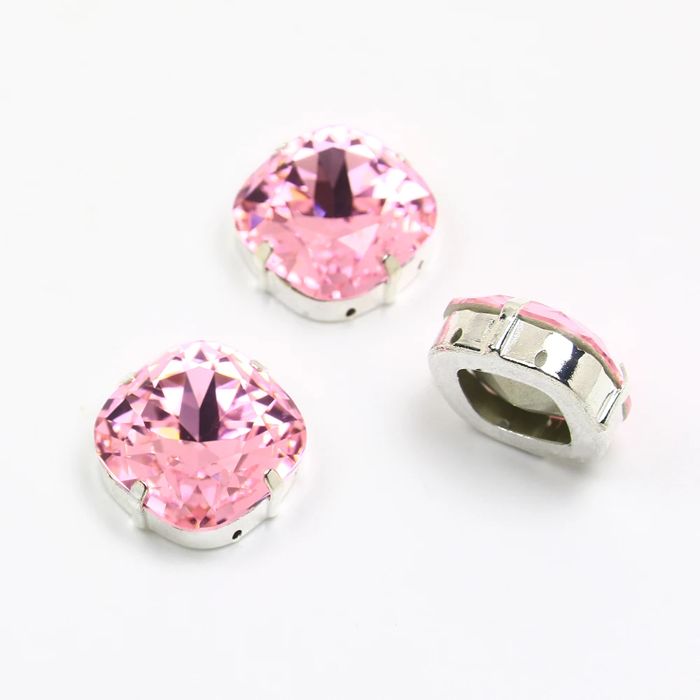 18*18 мм толстые квадратные хрустальные стразы для шитья стекла Необычные