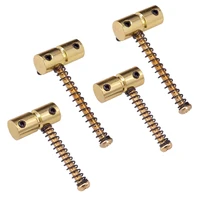 4 pieces long short electric bass guitar bridge saddle mounting screw fixed string saddle code guitar parts accessory