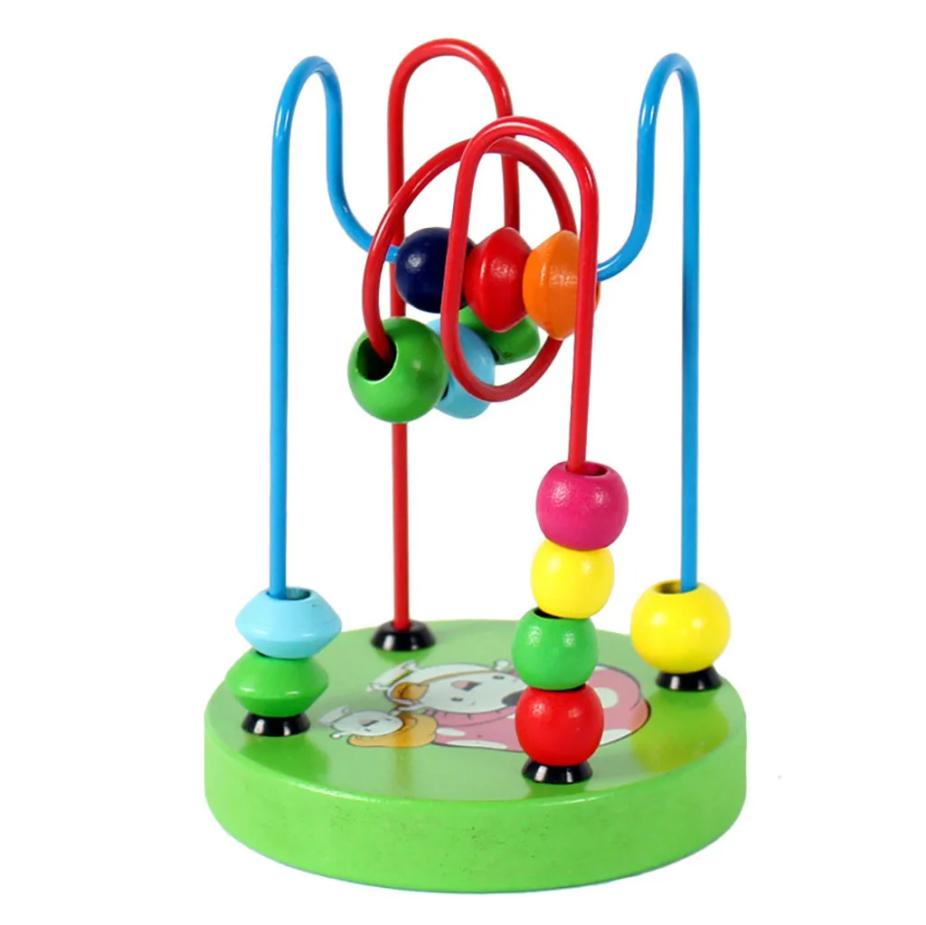 Новые детские Разноцветные деревянные Мини-бусины обучающие игры в арифметику