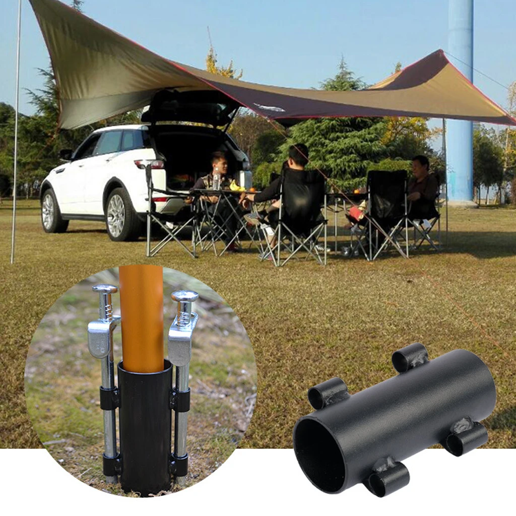 

Camping Tarp Building Rod Holder Fits for Diameter below 33mm Poles Outdoor