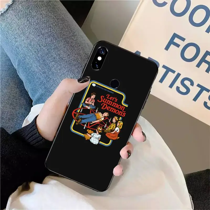 

Funny Halloween Satan Vintage luxury design Phone Case shell For Xiaomi Redmi note 7 8 9 t max3 s 10 pro lite