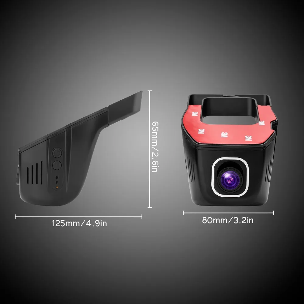 Jabriel 1080P dash cam скрытая Wi-Fi камера для машины dvr 24 часа рекордер камера заднего вида для toyota corolla rav4 avensis t25 yaris chr