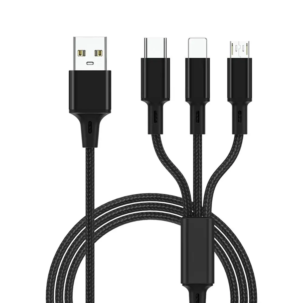 3 в 1 USB кабель для мобильного телефона Micro usb type C зарядный кабель для смартфона зарядный кабель Micro зарядный usb-шнур