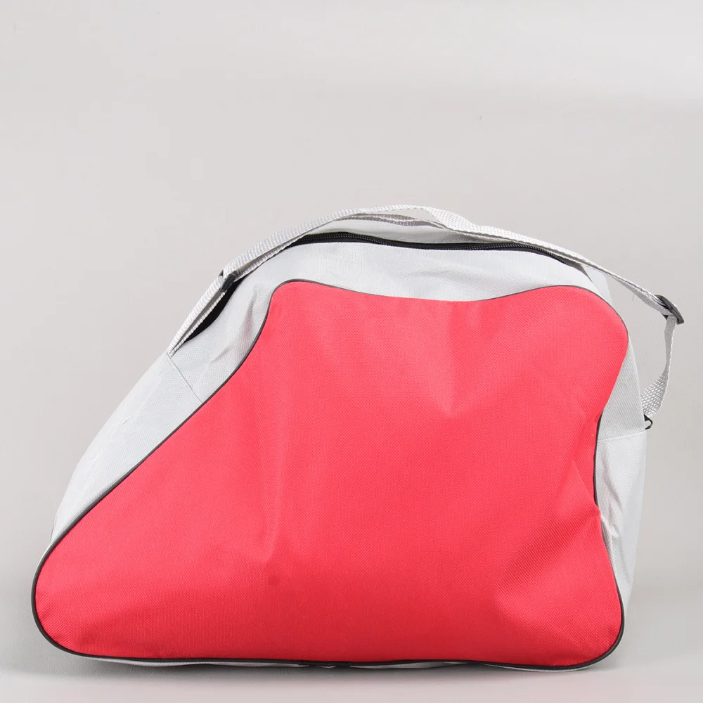 

Fashionable Printed Portable Skating Shoes Storage Bag Adjustable Shoulder Strap Storage Organizer Roller Storage Bag (Red