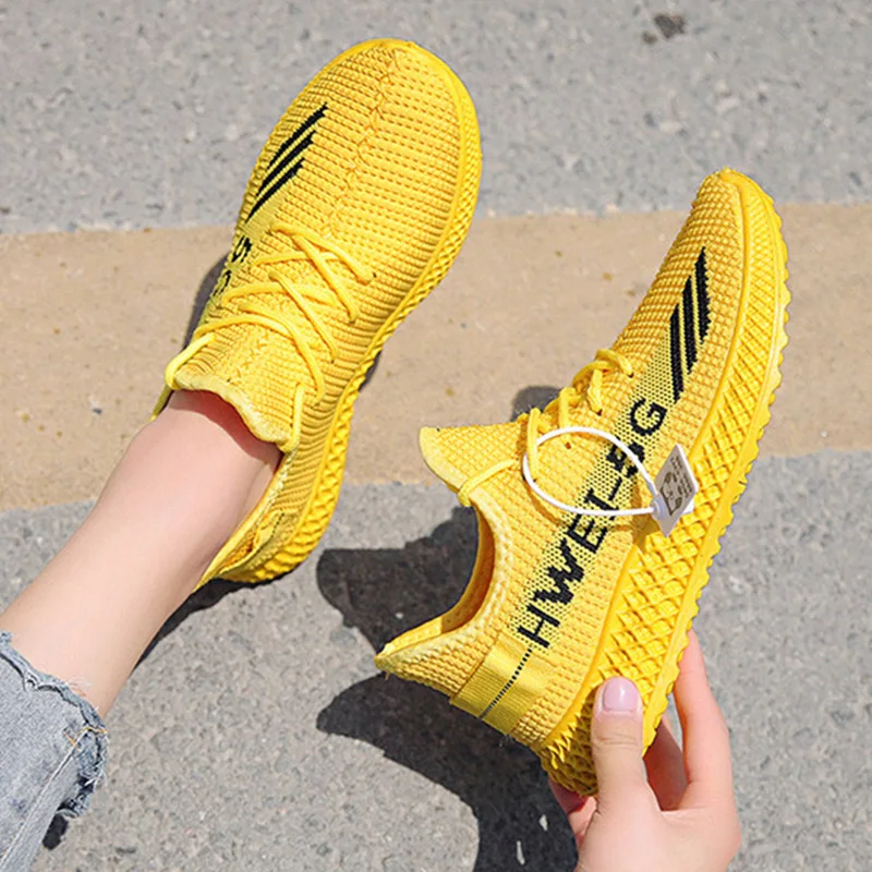 

Женские тканевые вулканизированные сетчатые кроссовки на шнуровке; Женская спортивная обувь; Женская дышащая обувь на плоской подошве с кр...