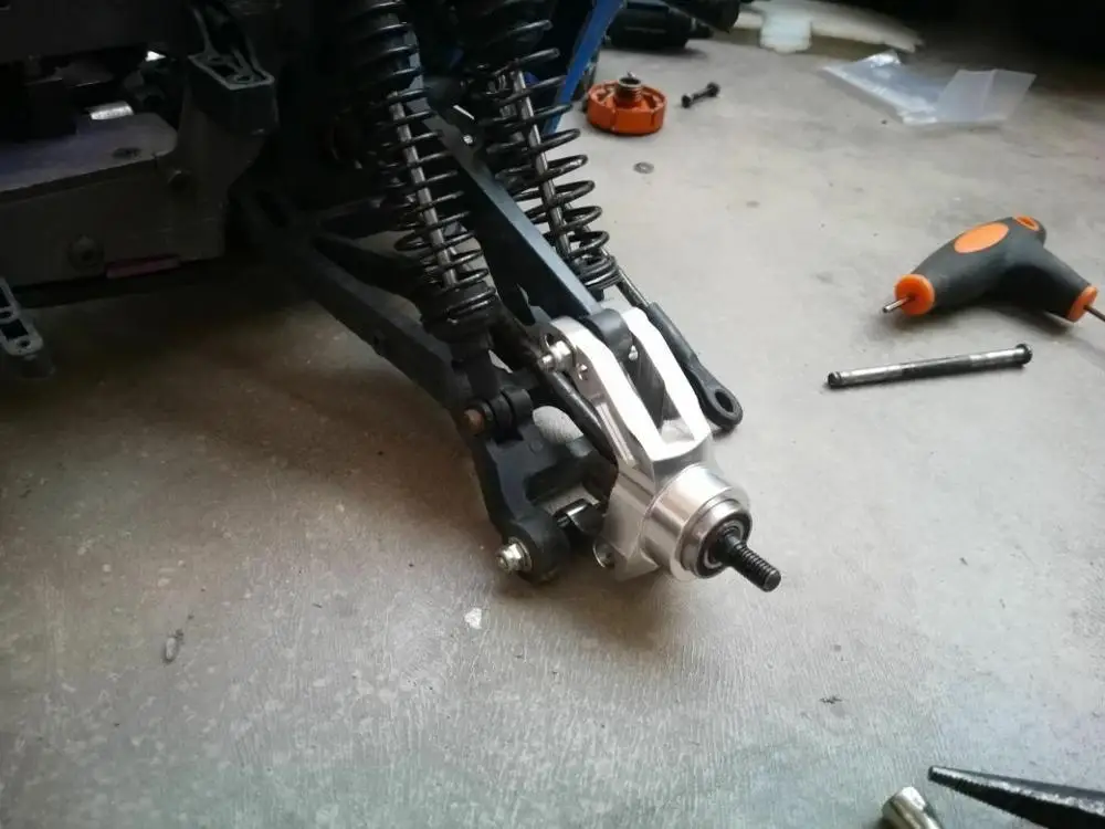 Новинка ENRON 2 шт. алюминиевый сверхмощный задний втулка C Hub Chub 1/8 для HPI SAVAGE Flux HP 2350 XL