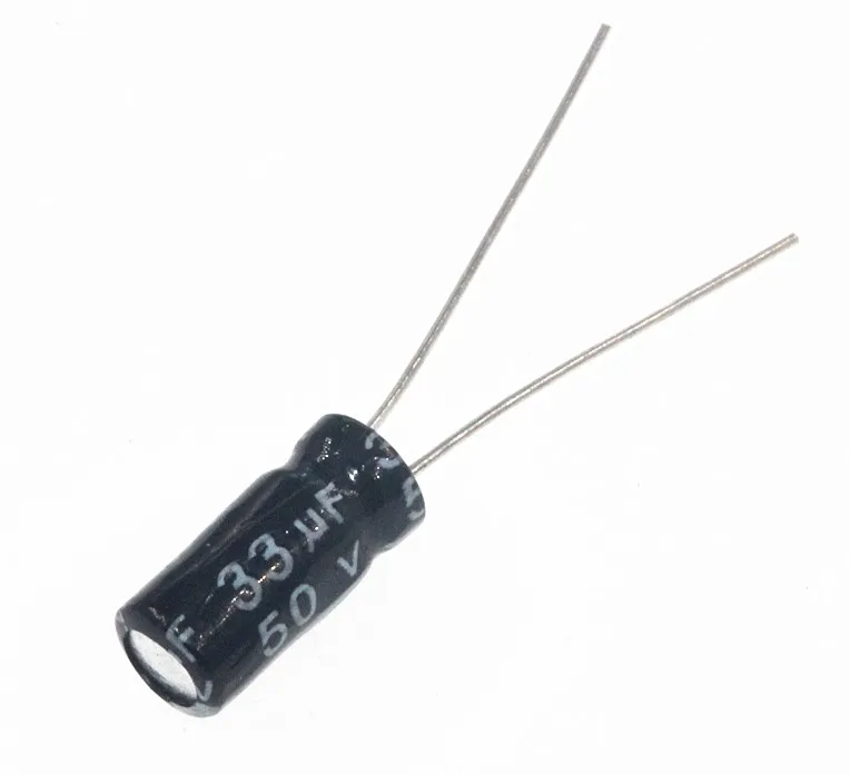 

20pcs 50V 33UF Aluminum electrolytic capacitor 33uF 50V 5*11 Electrolytic capacitor