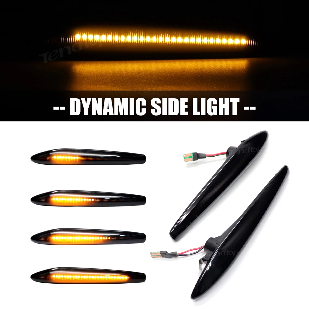 

2Pcs Blinker Dynamic LED Side Light Flowing Turn Signal Sequential Lamp For Alfa Romeo 159 typ 939 2005-2010 Boera typ 939 2005