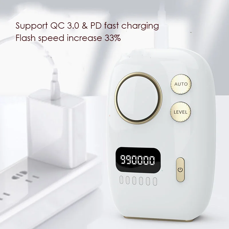 

900000 Flash Laser Hair Remover Machine MINI IPL Epilator Facial Hair Remover Painless Laser Machine Leg Depilation Device