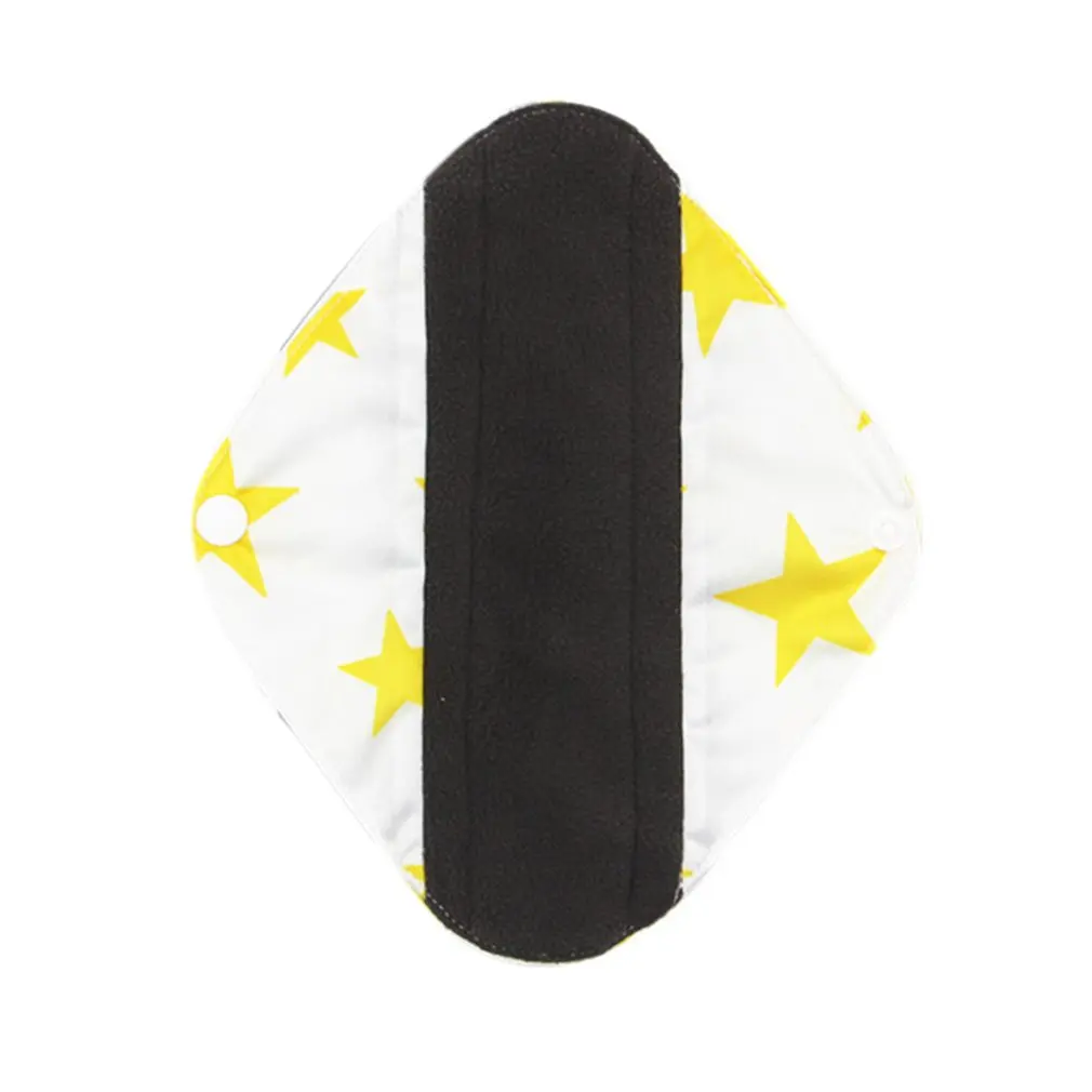 

Comfortable Women Hygiene Sanitary Pad Reusable Bamboo Charocoal Washable Menstrual Pad Mama Sanitary Towel Pad Adult Diapers