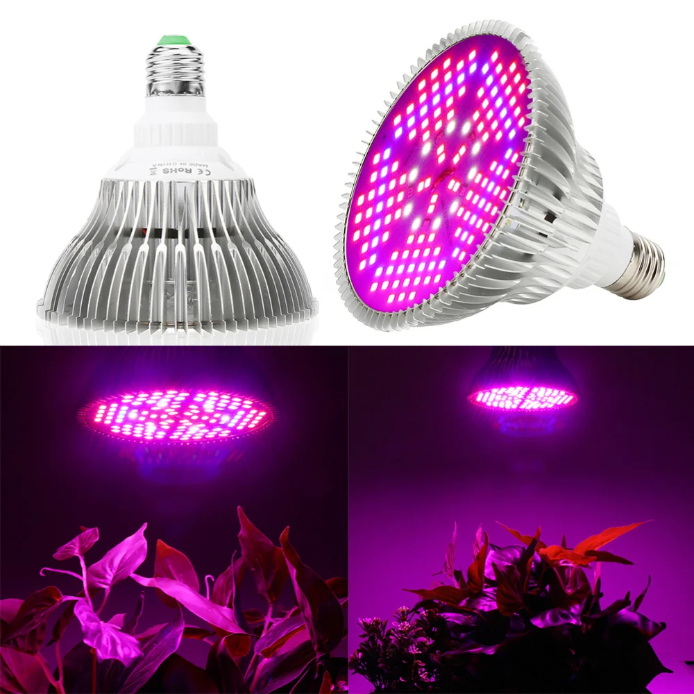 

E27 100W 150 LEDs Yard Garden Grow Light Bulb Red Blue Plant Light Growing Lamp for Indoor Plants Hydroponic Vegetables Garden G