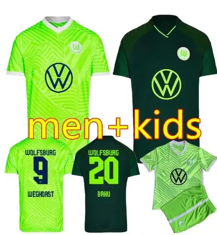 

2021 22VfL Men + kids Wolfsburg Jersey WEGHORST 21/22 BAKU BREKALO STEFFEN PHILIPP MALLI MEHMEDI ROUSSILLON XAVER Football Shirt