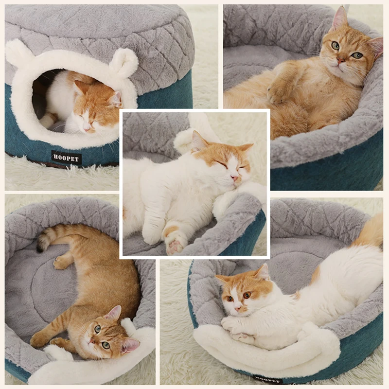 

Pet Cat Dog Bed Warming Dog House Soft Material Sleeping Bag Pet Cushion Puppy Kennel