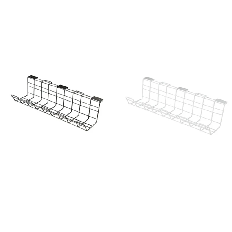 

1Pc Under Desk Cable Management Rack Compact Cable Organizer Storage Rack