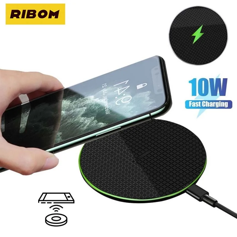 

10W Qi Wireless Charger For Samsung S10 S9 S8 USB Charger Pad For IPhone 13 12 11 Pro 10W Fast Wireless Charging X XR XS Max