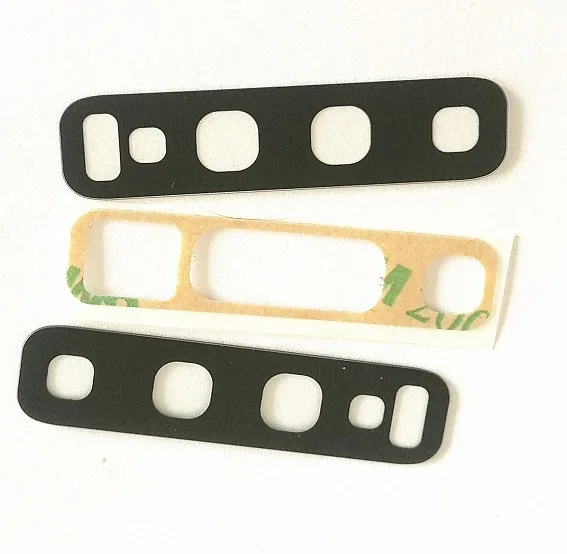 10 шт./лот задняя камера Стекло Крышка объектива с наклейкой клейкая лента для samsung