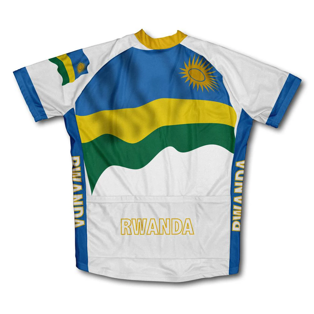 

2020 Rwanda Men's Women classic cycling team short sleeved bike Road Mountain Race Clothing Maillot ciclismo outdoor bike jersey