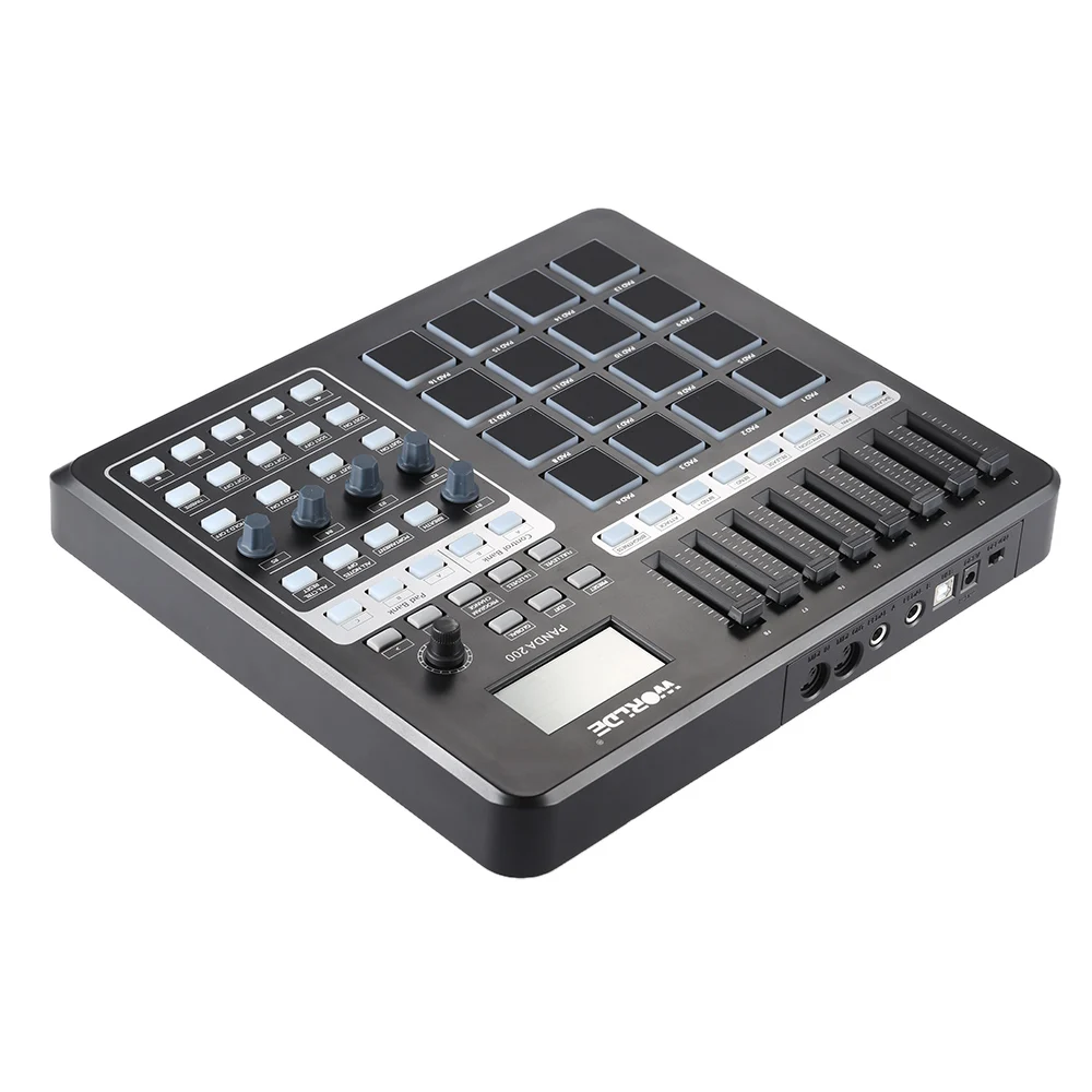 Портативный Контроллер MIDI Pad USB горячая Распродажа 16 барабанных колодок с