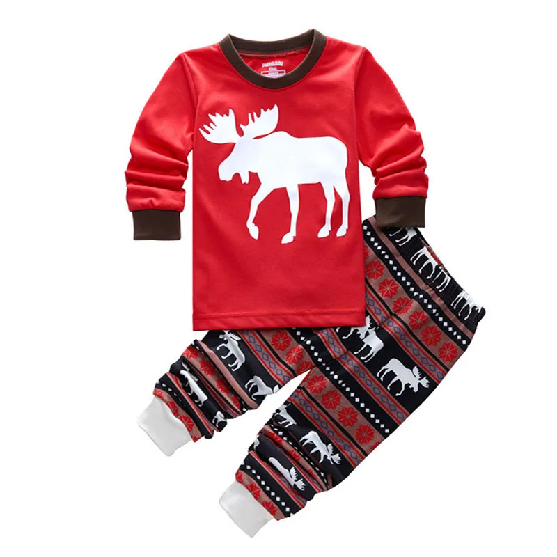 TZ7118 pyjamas kids Детский пижамный комплект; Пижама для мальчиков с Микки Маусом; Рождественская Пижама для маленьких мальчиков; детские пижамы; домашние наборы для малышей; одежда для сна - Цвет: TZ7118 pyjamas kids