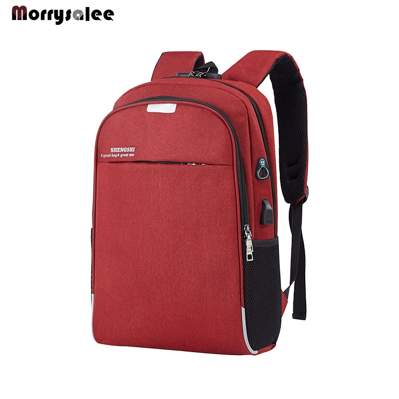 Laptop Backpack USB Charging 15.6 inch Anti Theft Women Men School Bags For Student High Quality Men's Bag | Багаж и сумки