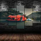 5 шт., настенные постеры для автомобиля, без рамки