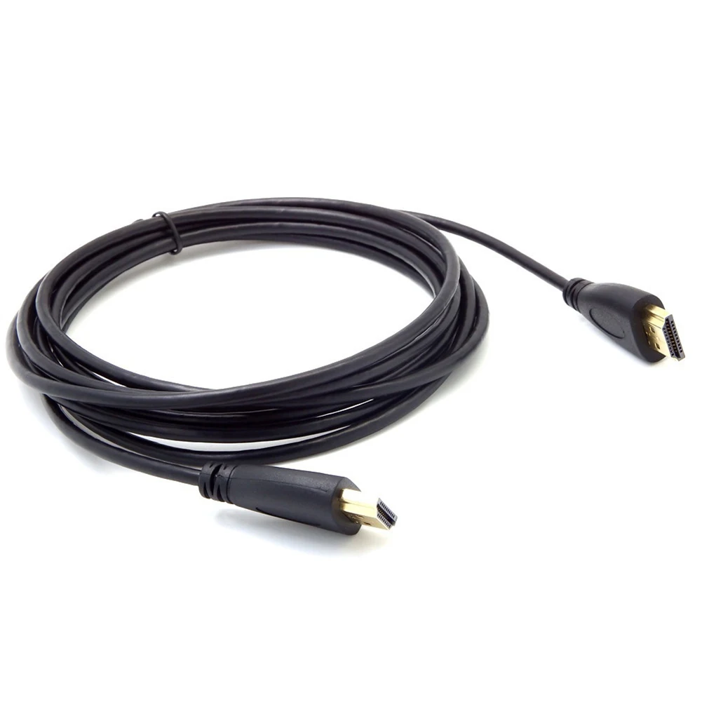 1 м 3 5 10 совместимому с HDMI кабель видео кабели позолоченные 24K 1080P 3D шнур для