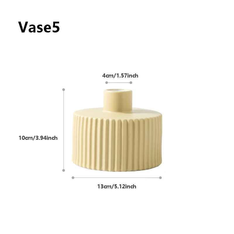 

Morandi Color Vases, Small Fresh Ceramic Light Luxury Ornaments, Ins Style Vases, Cafe Bookcases, Art Decorations, Wedding Gifts