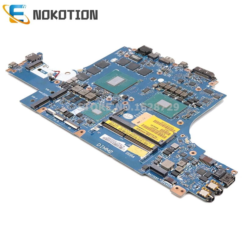 NOKOTION материнская плата для ноутбука Dell Alienware 13 R3 Материнская плата ноутбука 13,3 дюймов I7-7700HQ Процессор GTX1060 CN-0GG6GW 0GG6GW GG6GW BAP00 LA-D581P