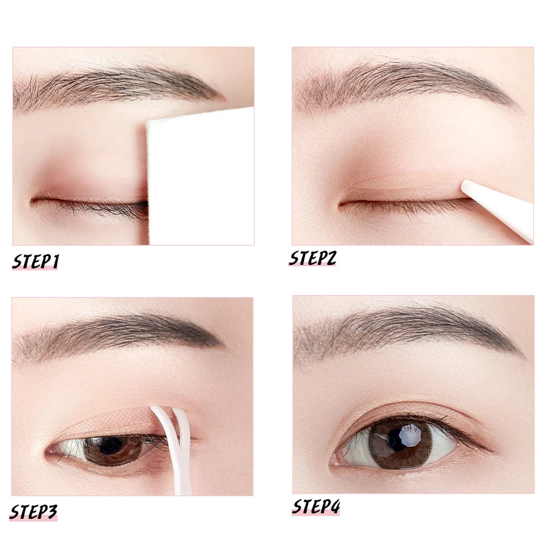 240 пар веко пасты большие глаза украшения Невидимый Двойной век Стикеры с зажимом