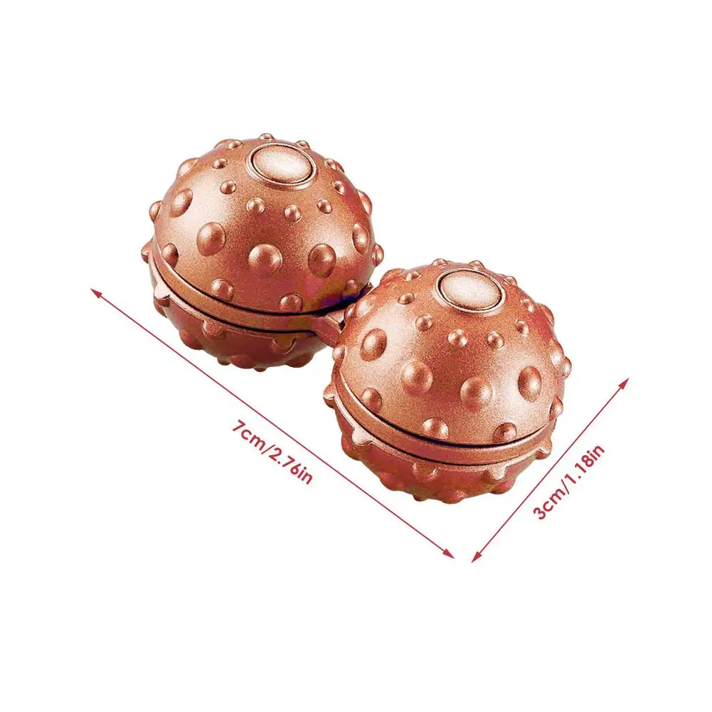 

Conjoined Massage Ball Spinning Top Hand Toy Decompression Toys Relax Muscle Yoga Balls Exercise Portable Fitness Tools