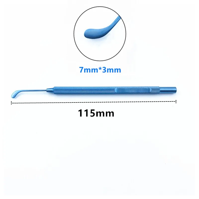 1 шт. титановый сплав роговицы эпителий шпатель офтальмологический