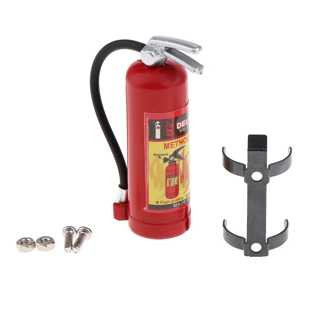 Миниатюрный пластиковый огнетушитель масштаб 1:10 аксессуары для кукольного