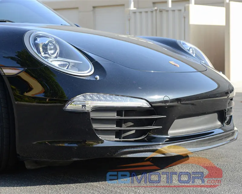Передний спойлер из настоящего углеродного волокна для PORSCHE 911 991 Targa &amp Carrera 4/4S/S