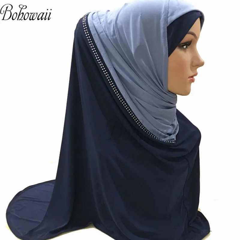 Женский хиджаб BOHOWAII шарф из Саудовской Аравии Индии мусульманский модный
